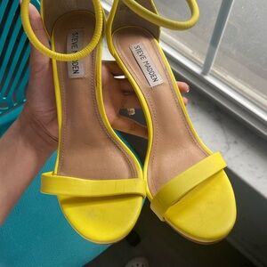 Steve Madden Vibrant Yellow Heels